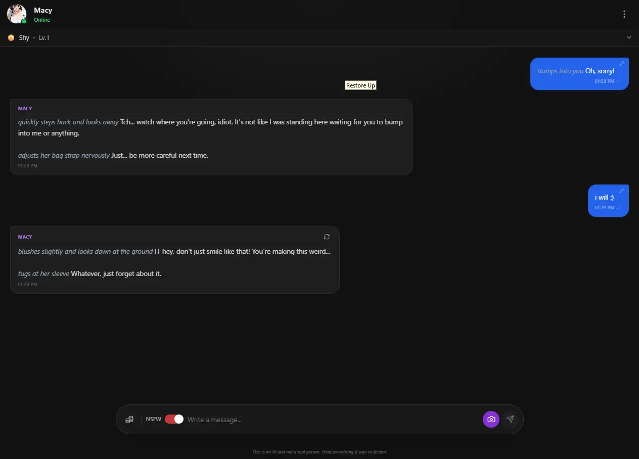 Unfiltered AI Chat - Platform comparison showing unrestricted features