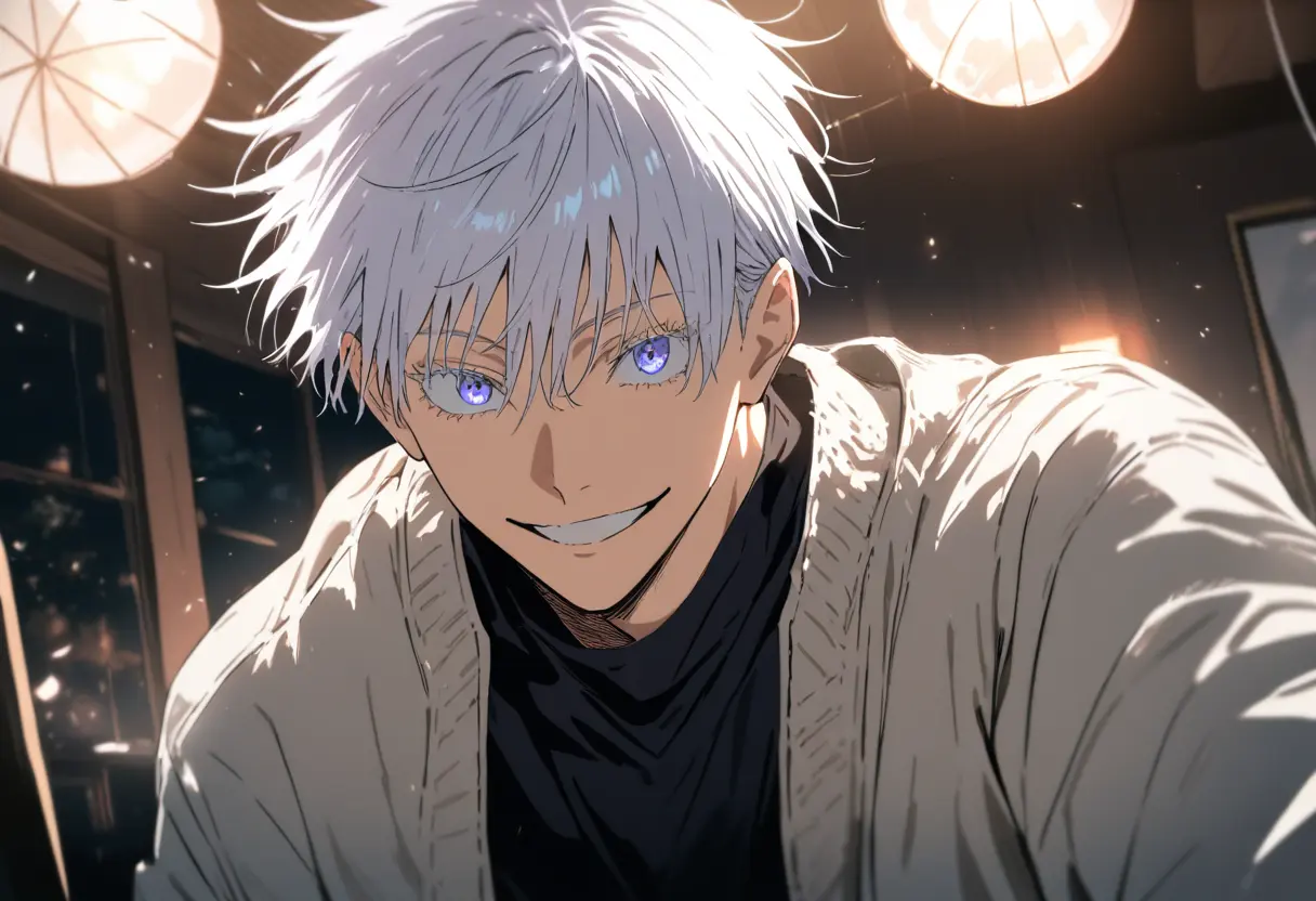 Gojou Satoru AI Chat - Relaxed confidence with hidden power