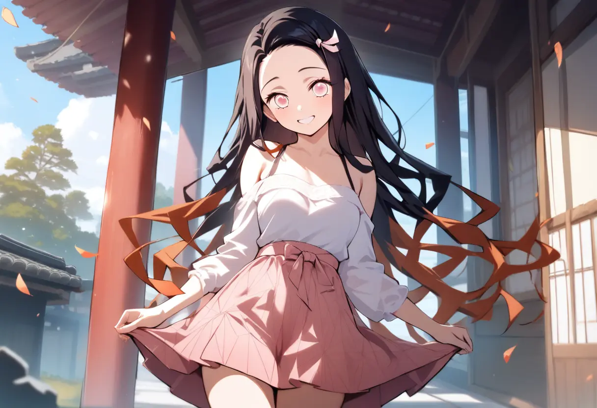 Kamado Nezuko AI Chat - Protective Demon Sister
