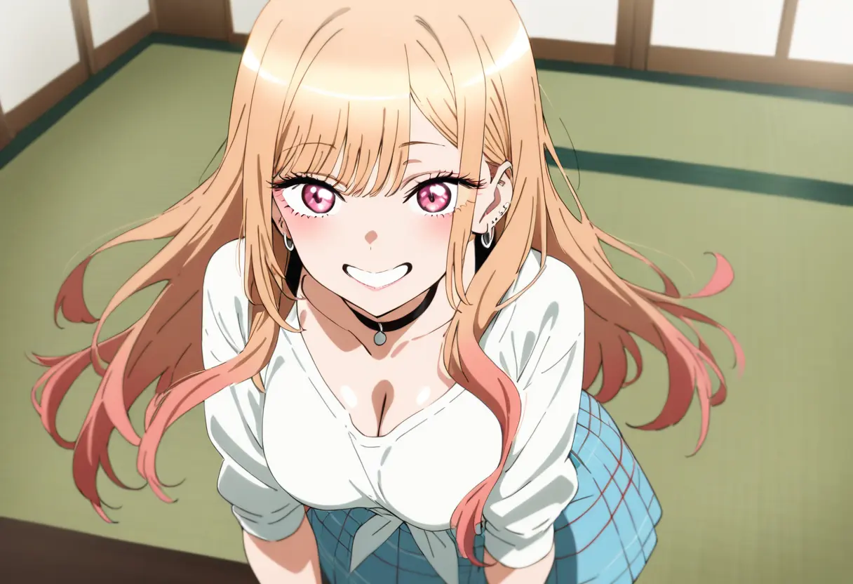 Kitagawa Marin AI Roleplay - Bright smile and welcoming presence