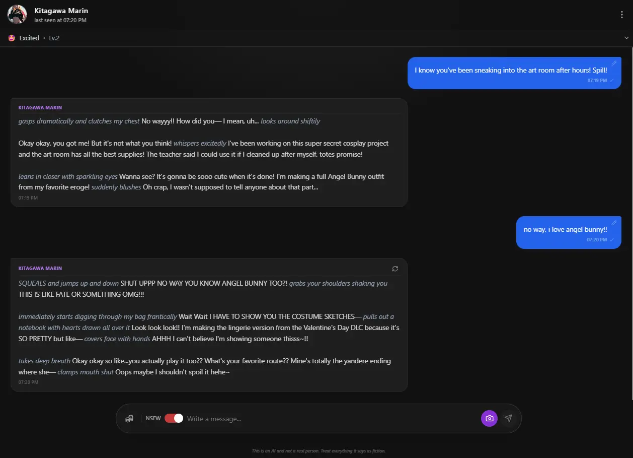 Kitagawa Marin on Anione - Warm conversation and connection