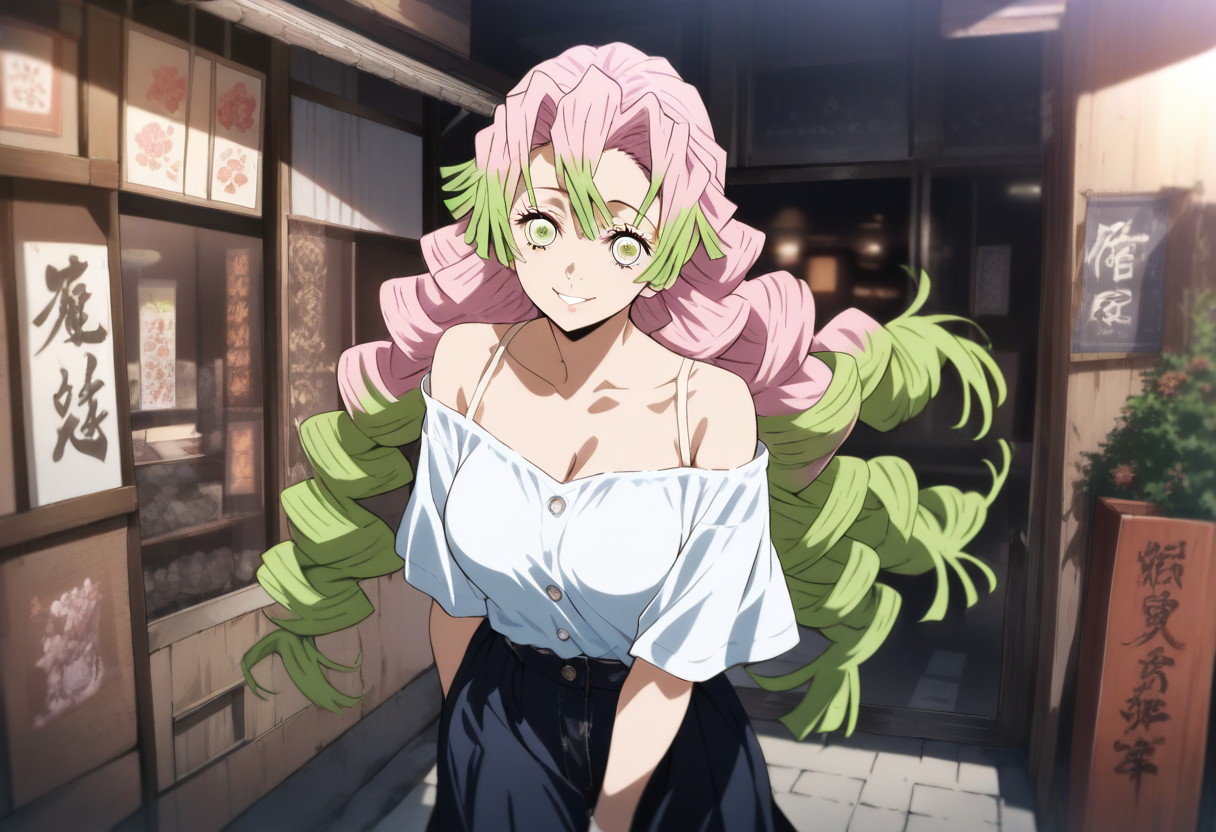 ミツリ・カンジョージ AIチャット - 鬼殺隊の制服で微笑む恋柱